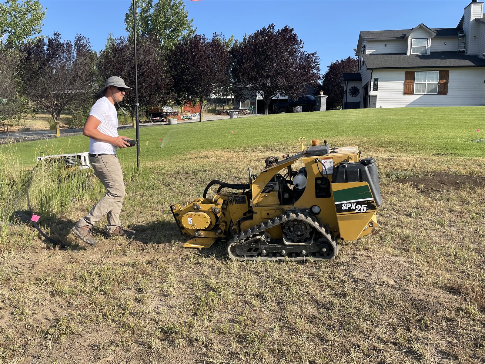 Installation work done with the right equipment